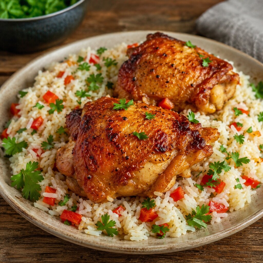 Chicken Thigh Recipes With Rice
