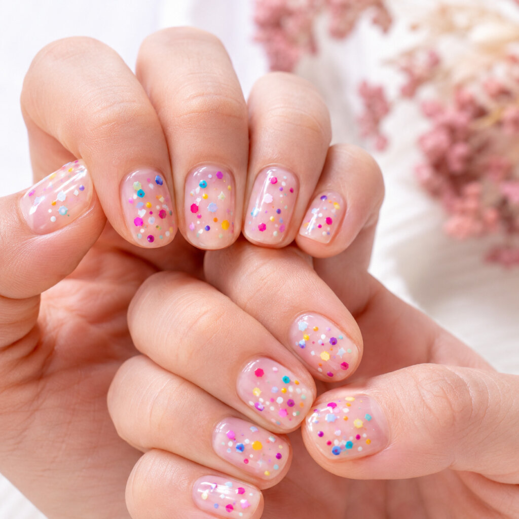 Confetti Nail Designs