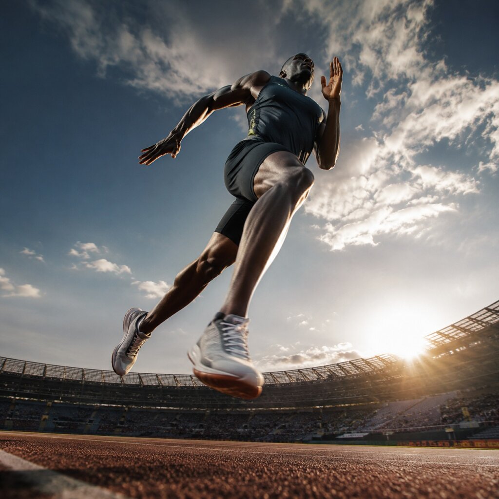 Dramatic Low-Angle Sports Pictures