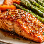 Honey Garlic Glazed Salmon
