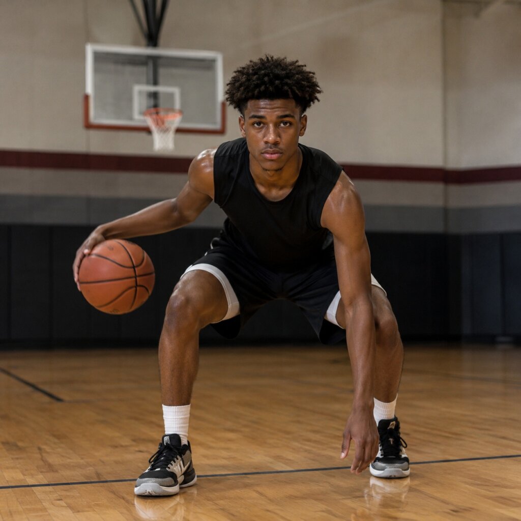 Indoor Gym Basketball Photoshoot