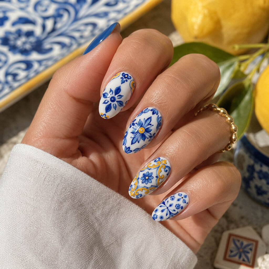 Mediterranean Tile Nails