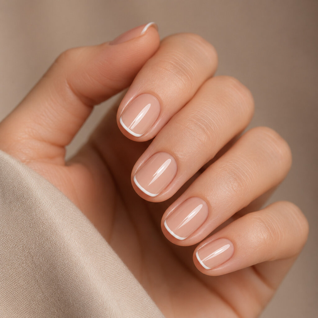 Micro French Tip Nails