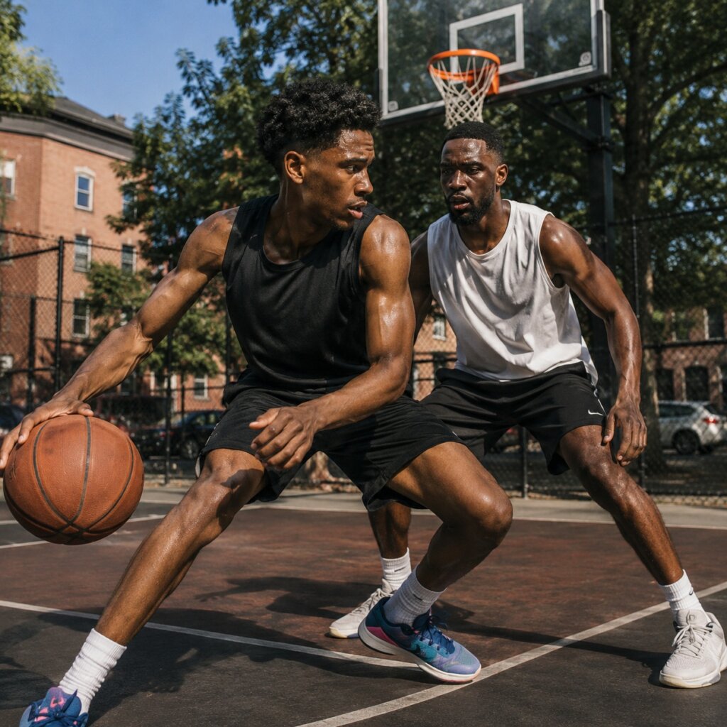 Outdoor Street Basketball Photography