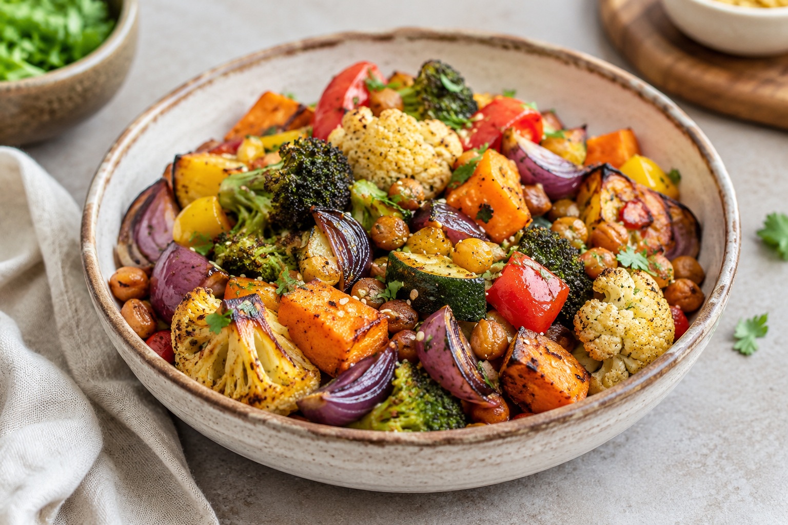 Roasted Vegetable Bowls