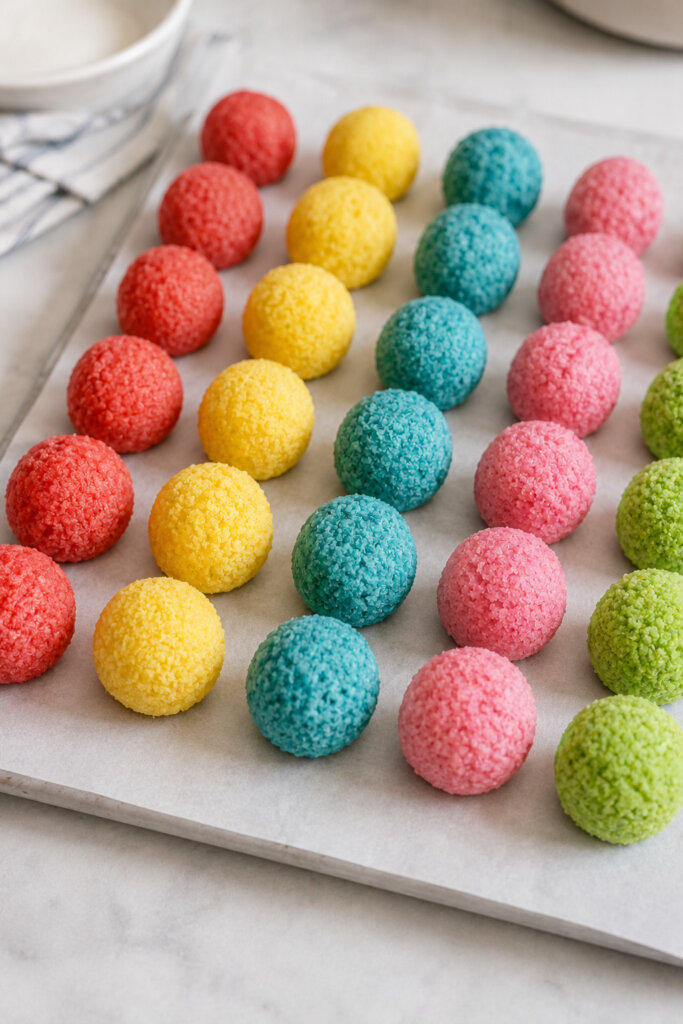 Bake the Colored Cakes