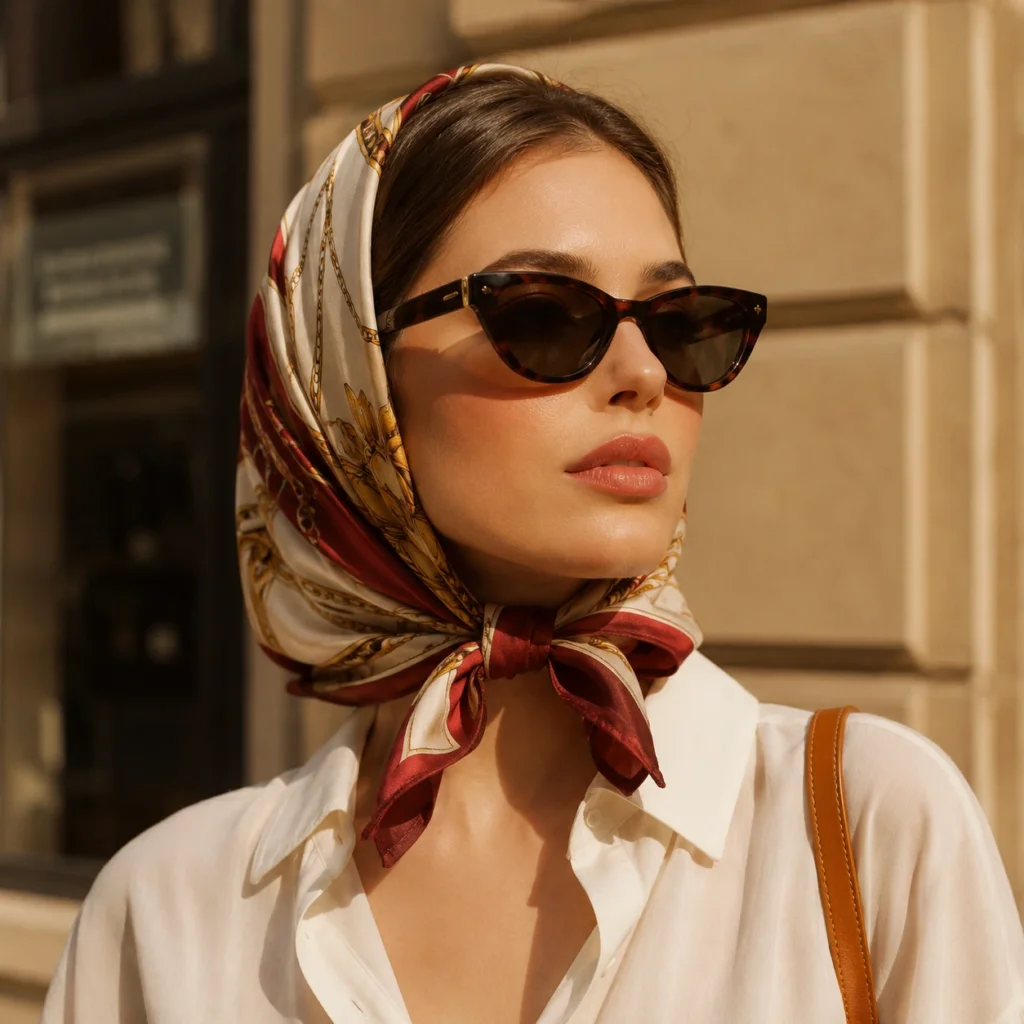 Silk Bandana Hair Wrap