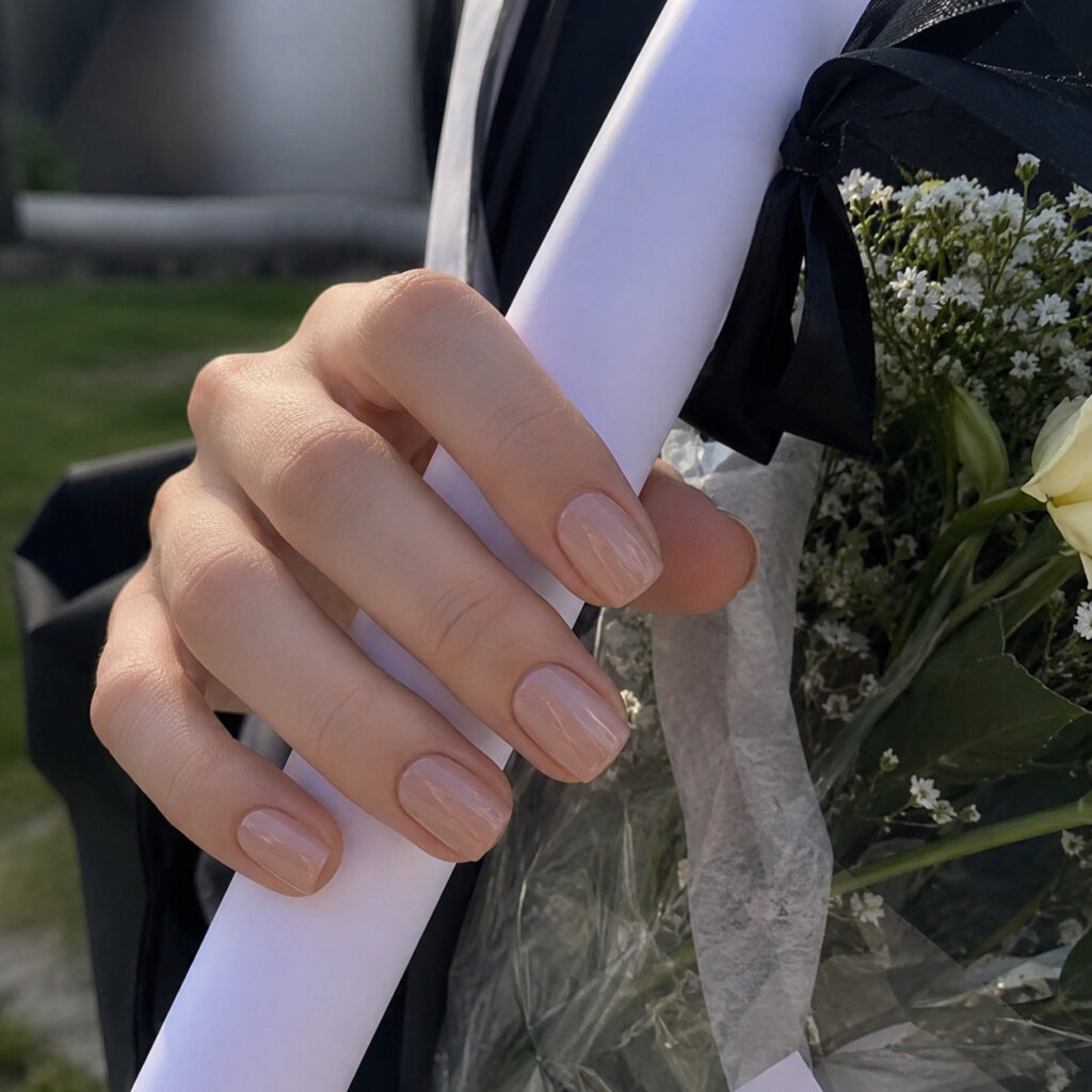 Simple Graduation Nails