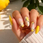 Summer Lemon Nails