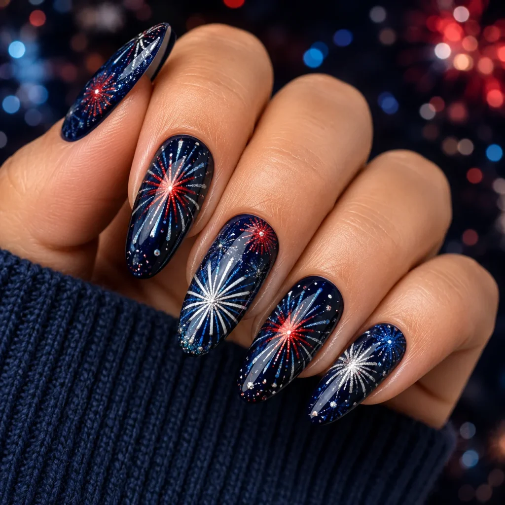 firework Nail Art
