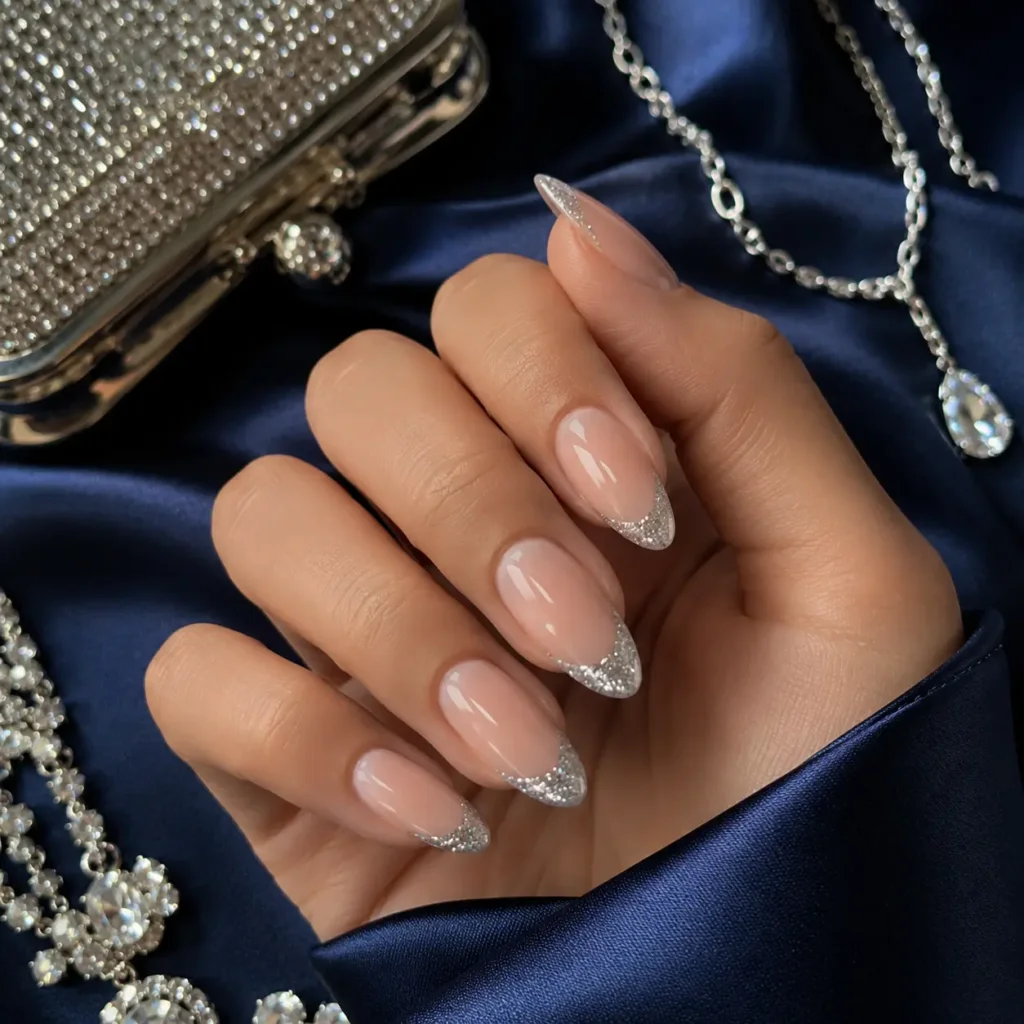 Glitter French Tips
