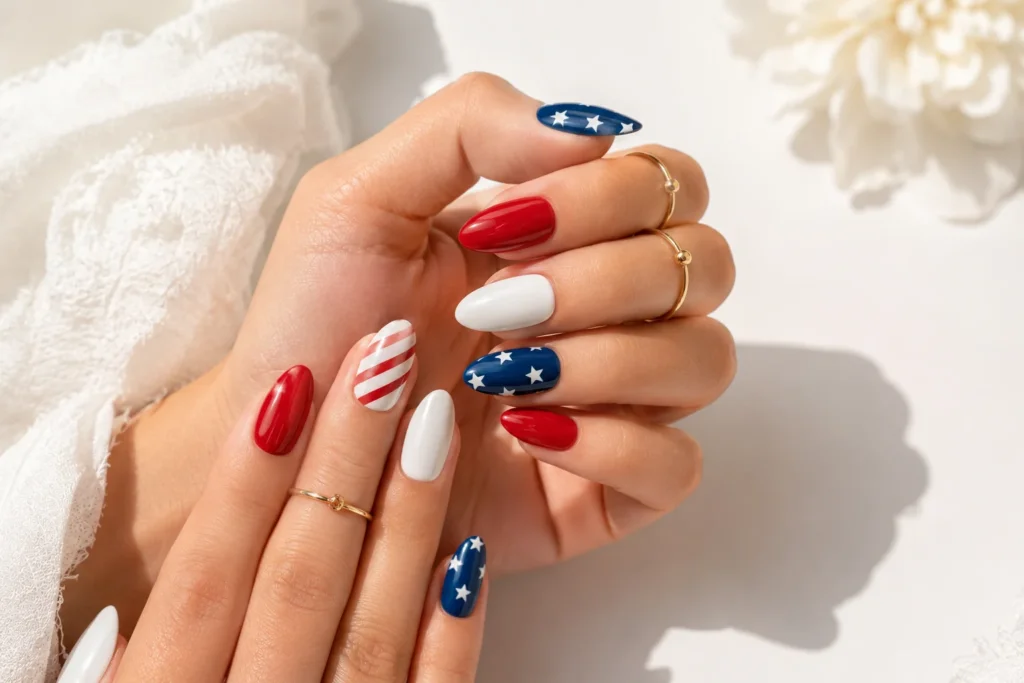 Fourth of July Nail Designs