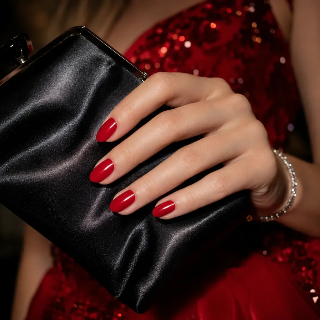 Red Prom Nails