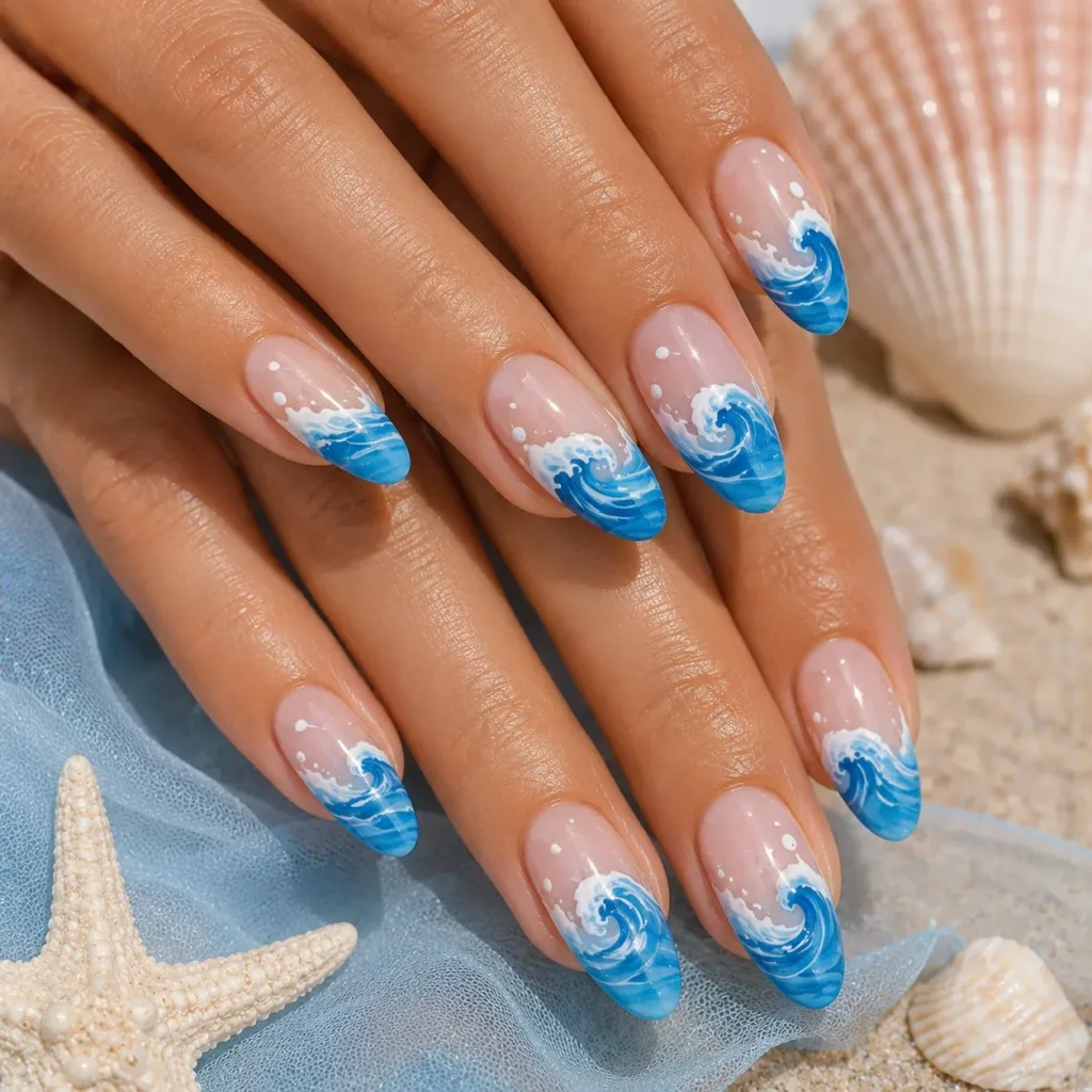 Wave Nail Art