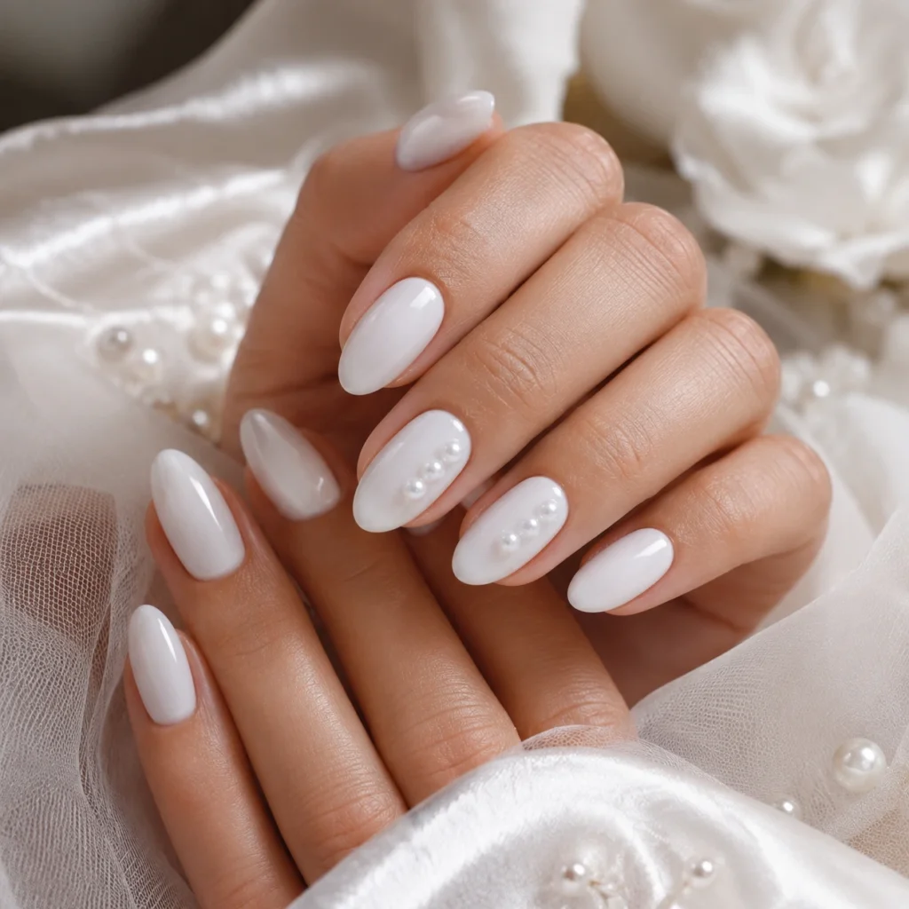 White Pearl Nails