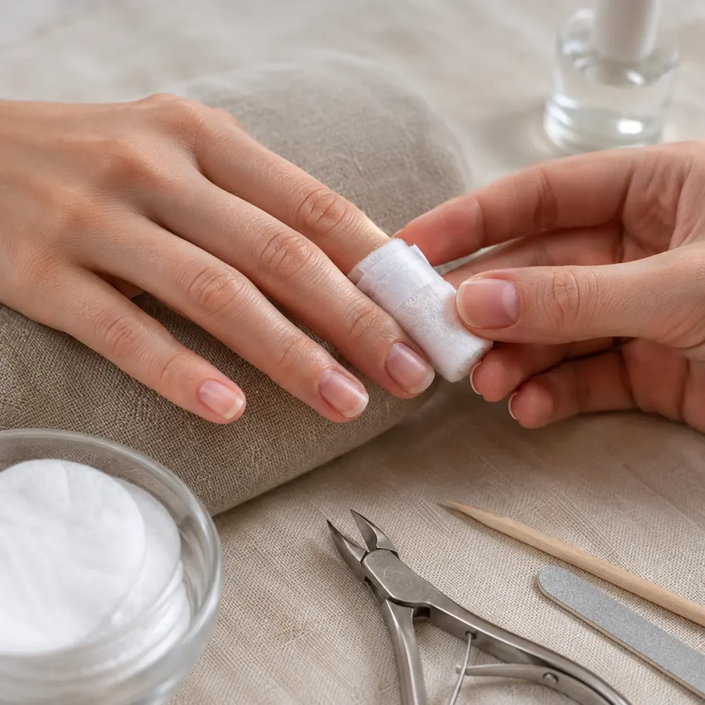 Gentle nail care and manicure removal