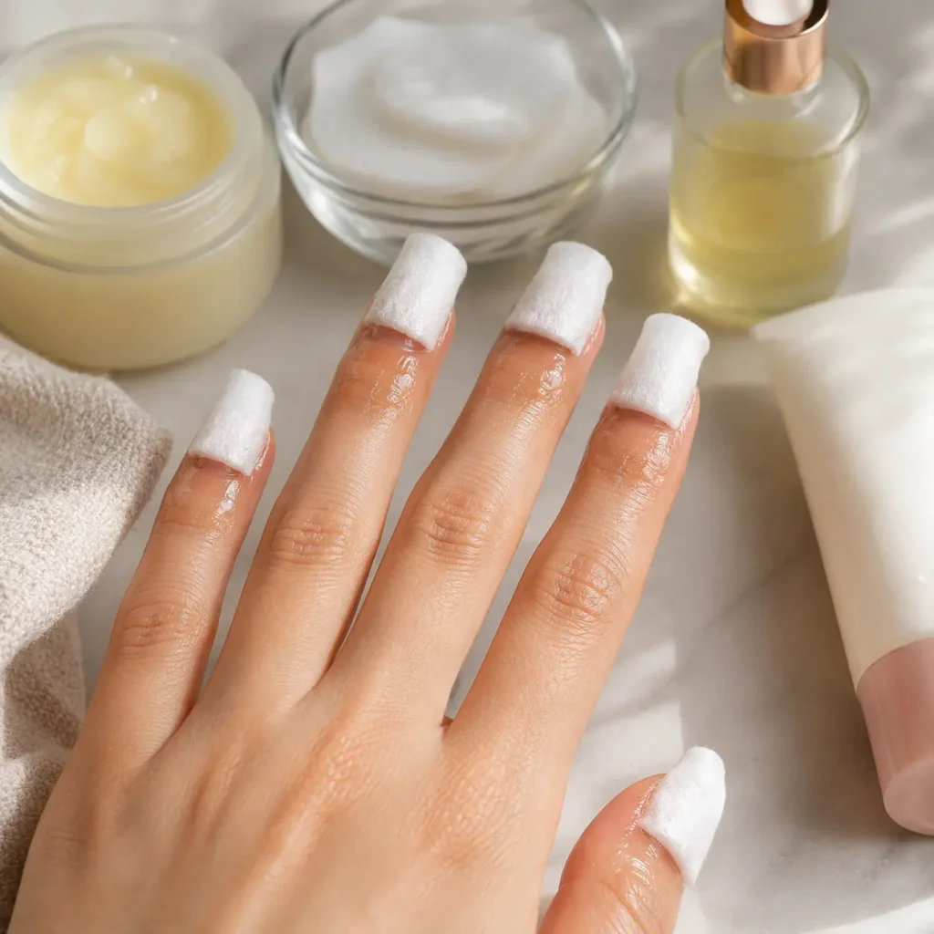 How to use acetone without over-drying nails